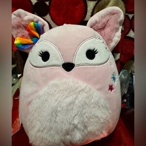 Squishmallows 8” Miracle the Fox Rainbow Plush NWT